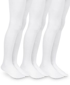 Jefferies Socks Girls Smooth Microfiber Tights 3 Pair Pack