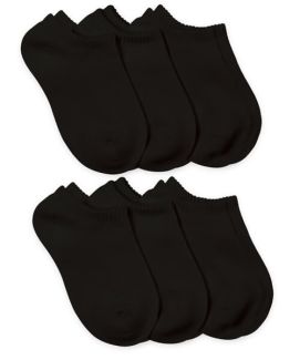 Jefferies Socks Girls Boys School Uniform Non-Cushion Liner Low Cut Socks 6 Pair Pack