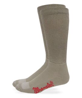 Wrangler Mens Non-Binding Ultra Dri Smooth Toe Boot Crew Socks 1 Pair