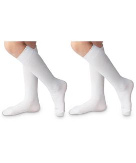 Jefferies Socks Girls Boys Classic Nylon Knee High Socks 2 Pair Pack