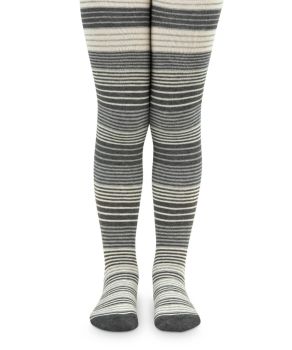 Jefferies Socks Girls Cotton Multi Thin Stripe Tights 1 Pair