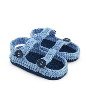 Jefferies Socks Baby Boys Sandal Crochet Bootie Crib Shoes 1 Pair
