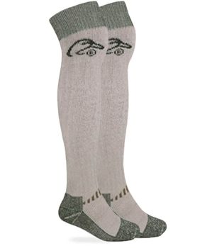 Ducks Unlimited Mens Merino Wool Blend Tall Wader Socks 2 Pair Pack