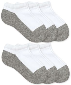 Jefferies Socks Girls and Boys School Uniform Seamless Sport Low Cut Socks 6 Pair Pack
