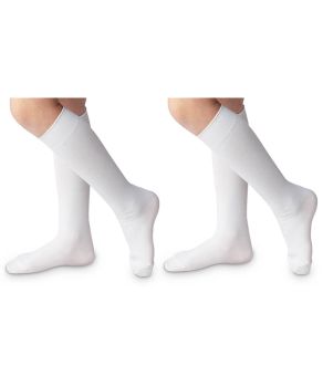 Jefferies Socks Girls Boys Classic Nylon Knee High Socks 2 Pair Pack