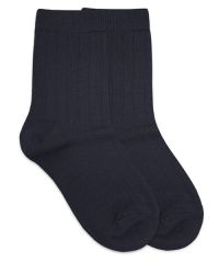 Jefferies Socks Boys School Uniform Rib Crew Socks 1 Pair