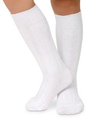 Jefferies Socks Girls Classic Cotton Cable Knee High Socks 1 Pair