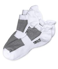 Top Flite Mens Sport Tab Low Cut Half Cushion Socks 2 Pair Pack