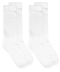 Jefferies Socks Womens and Mens Non-Binding Crew Socks 2 Pair Pack