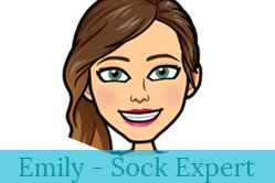 Meet Emily Socks in Stock Sock Expert