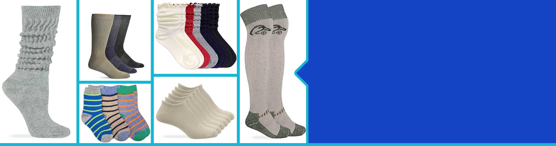 Socks in Stock has socks for the entire family, browse our huge selection of socks for babies, infants, girls, boys, women and men.